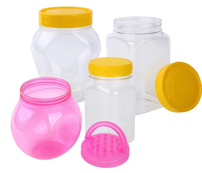 Тары для хранения нестандартной конструкции свободные от BPA пластиковые Stackable для ежедневной пользы