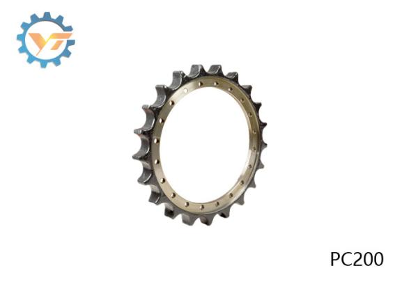 Spareparts duráveis da máquina escavadora da roda dentada da movimentação PC100-3 da trilha KOMATSU