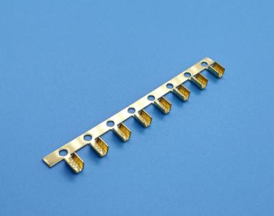 Bright Tin Plated Wrapped Wire U Shaped Terminal Horizontal Length 4mm