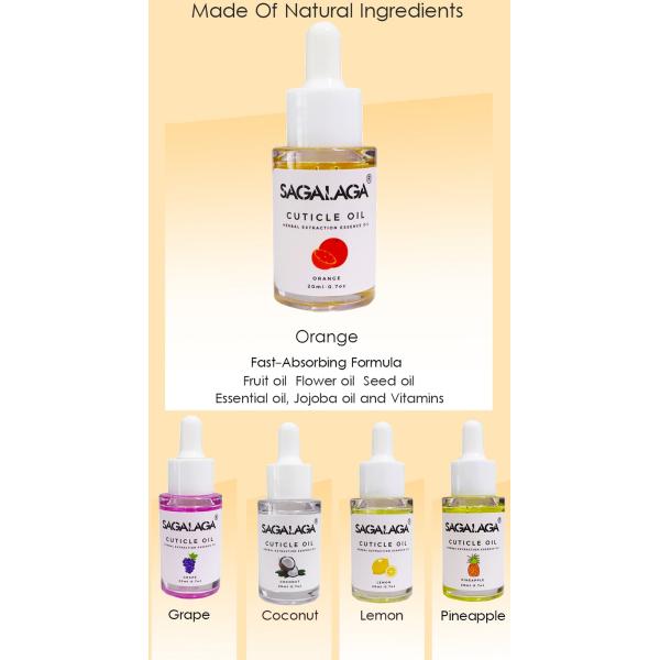 Set Private Label Oem Odm Mini 20ml in Rose Gold Bulk Care Label Oils Tea Tree Orange MSDS Certified Nail Nutrition Oil