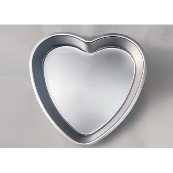 Heart Shaped Cake Pans Aluminum Mould Baking Chiffon Cake Mold With Anodizing
