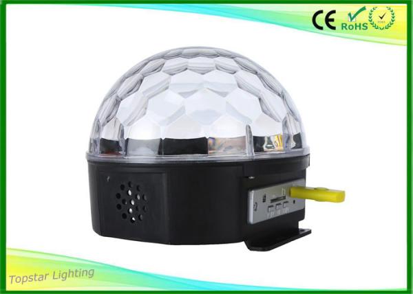 Small MP3 Led Crystal Magic Ball Disco Light Remote DMX With Auto Mode