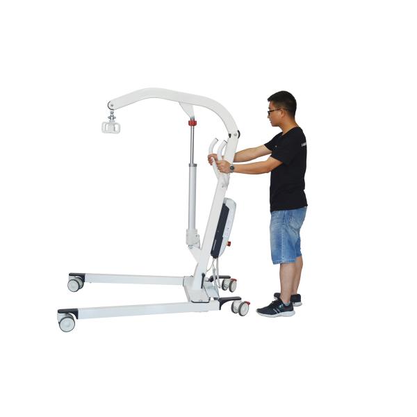 Aluminium Handicapped Patient Lift Machine Smooth Running Metal Frame