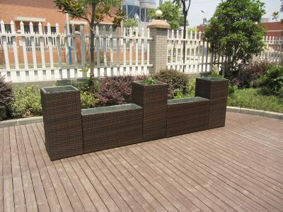 Patio Wicker Flower Pot