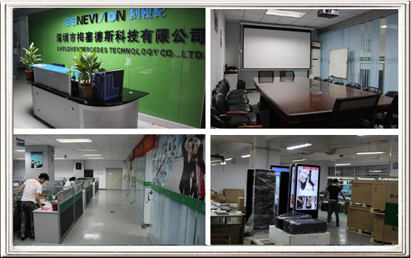 Signage контраста 3G цифров 1000:1, медиа-проигрыватель 500cd/m2 3G