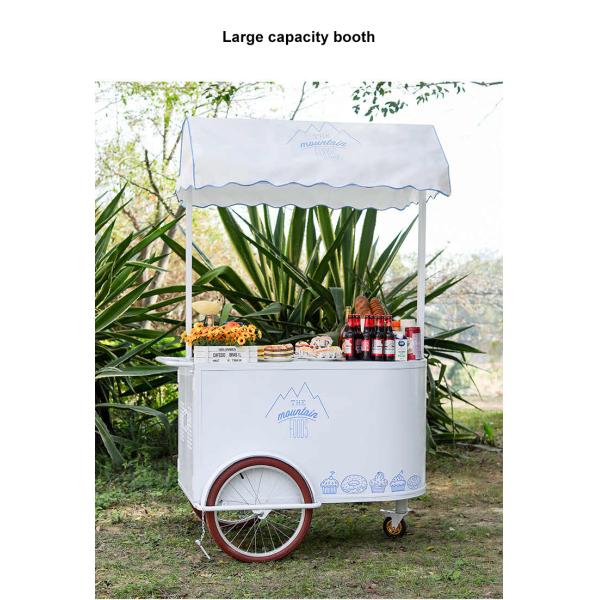 Hand Push Coffee Tricycle  New Design Bike Cart for Mobile Barista