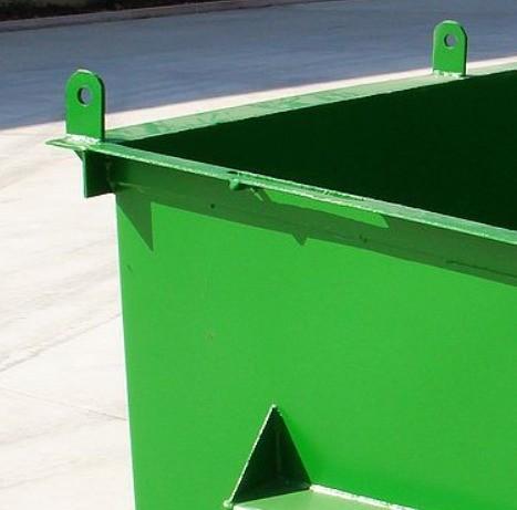 Réservoir d'ascenseur extérieur personnalisé pour déchets industriels en acier
