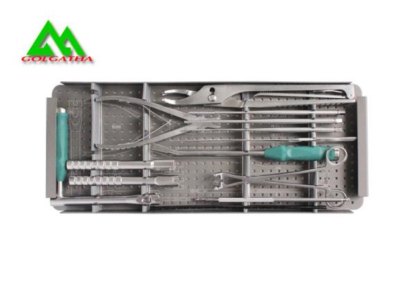 Internal Fixation Spinal Fix Surgical Instrument Kit Titanium / Stainless Steel Material