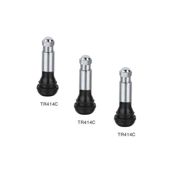 Passenger Car Chrome Tyre Valves TR414C 38mm/ 1.5'' Size Environmental Protection