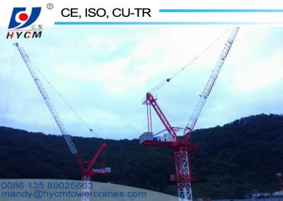 6tons QTD2520 Luffing Jib Crane Feature Tower Crane 25m Jib Tower Crane