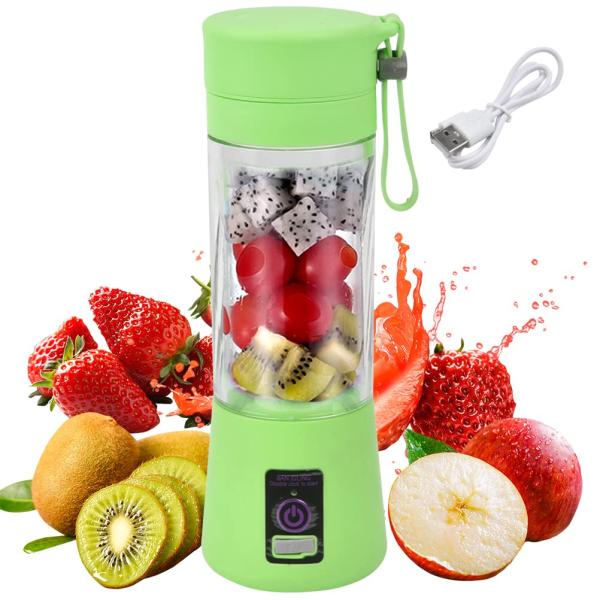 Silicone PC Electric Mini Ice Bottle Blender Home USB 2/4/6 Blades Juicer Cup Machine