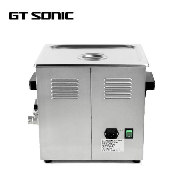 Double Power 200W Manual Ultrasonic Cleaner 9L Manual Heated Soak Tank 40kHz