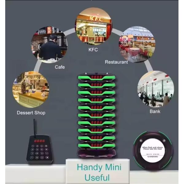 15 Pagers Wireless Buzzers para gerenciamento simplificado de hóspedes em operações de lares de idosos