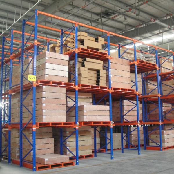 4000Kg / Level Industrial Storage Rack Double Deep Heavy Duty Pallet Shelving