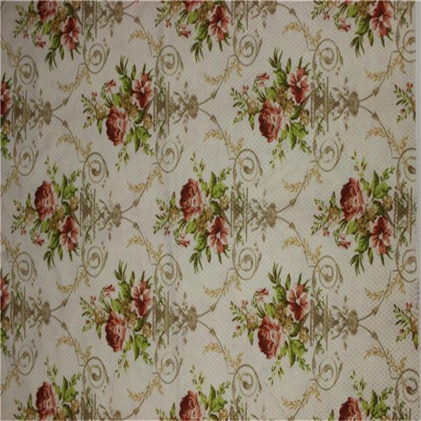 Elastic  Linen Upholstery Fabric Non Slip 2mm~3mm Pile For Sofa Cover
