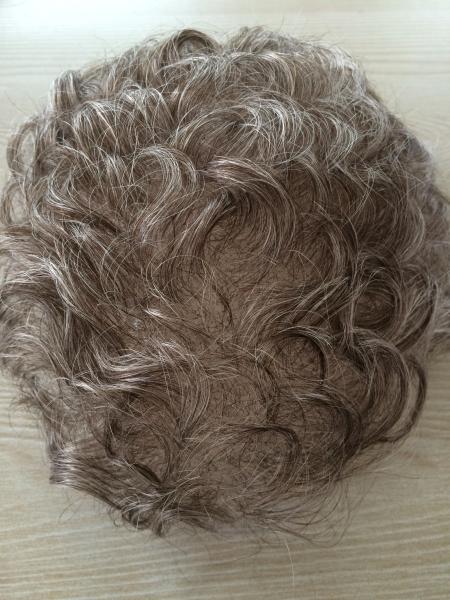 Toupet pour hommes, court, 7*5, 8*6, 9*6, pièces de cheveux