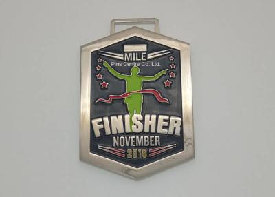 Die Stamped Kids Metal Basketball Medals For  School 3D Design