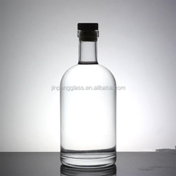 Виски Водка Стеклянный материал 700 мл 1000 мл Бутылка с металлической крышкой и высшего класса
