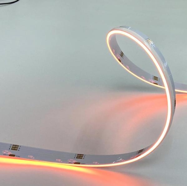 24V Rgb Cob Led Strip 378 Chips IP20 Light  Sideview Premium Series