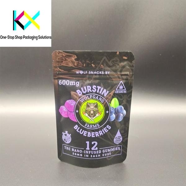 Deodorant Resealable Custom Food Packaging Bags Moisture Resistance