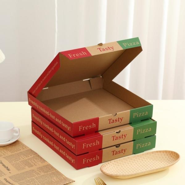 Eco-Friendly Kraft Corrugated Cardboard Pizza Box with Custom Logo Return refunds