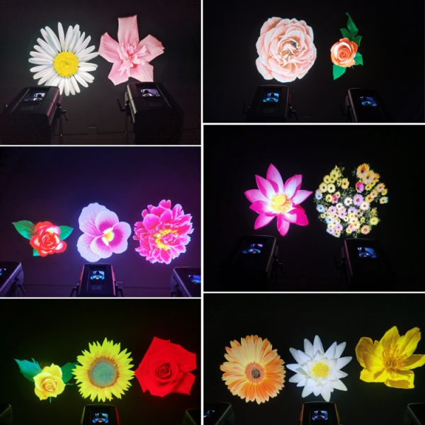 100W 200w Outdoor Advertising Lights Custom Logo Projector DMX LED Gobo Advertising Projector