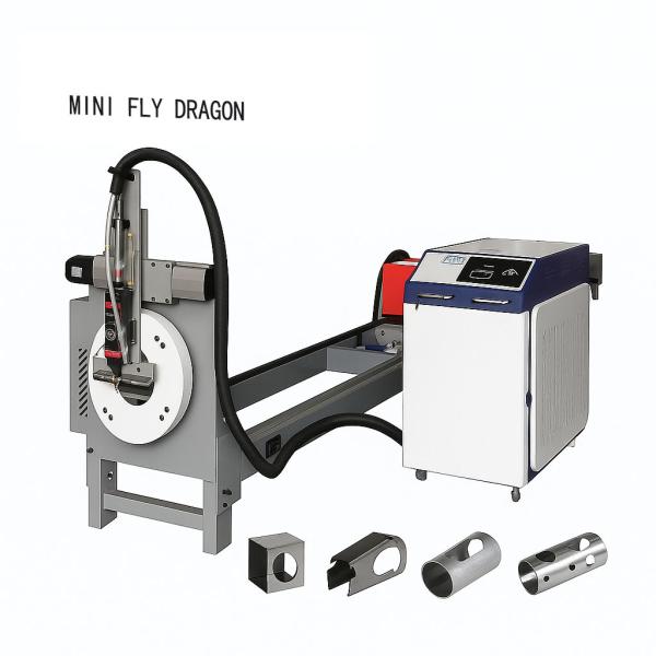 CNC Laser Tube Pipe Cutter Machine New Stainless Steel Carbon Steel Aluminum-Round Square Rectangle Shapes-Supported AI