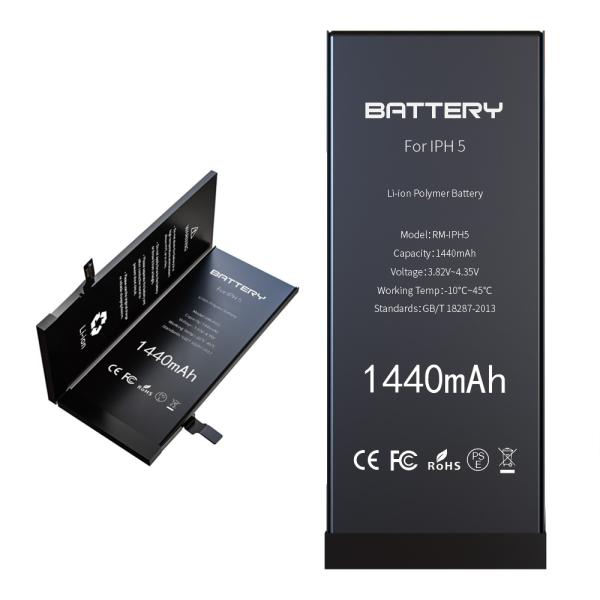 Li - Ion Iphone 5 Internal Battery 1440mAh Zero Cycle Certification CE ROHS FCC
