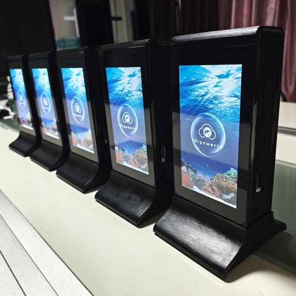7 Inch Restaurant Smart Table Interactive Touch Screen Lcd Display Coffee Support Mobile Phone Charging