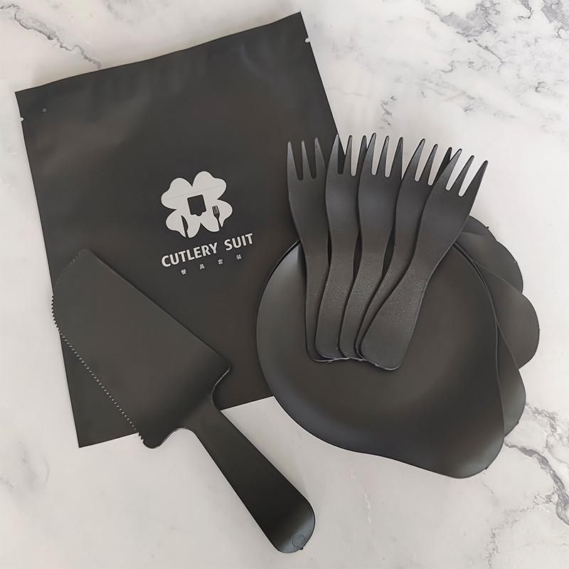Disposable Cutlery Set for Birthday Cake Blue Package Size 57.00cm * 48.00cm * 37.00cm