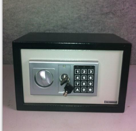 Black Customization Cash Money Deposit Steel Metal Storage Mini Cabinet Safe Box Ec20