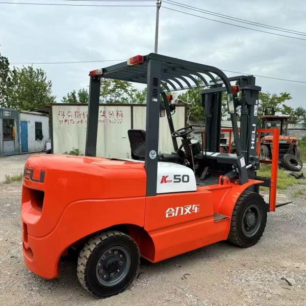 Véloscopieuse d'occasion héli 50 diesel 5 tonnes Poids 5 mètres Hauteur de levage