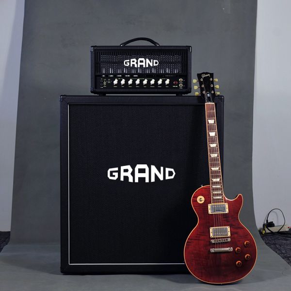 2204 Grand Style Hand Wired All Tube Guitar Amplifier Head 50W in Black or Brown