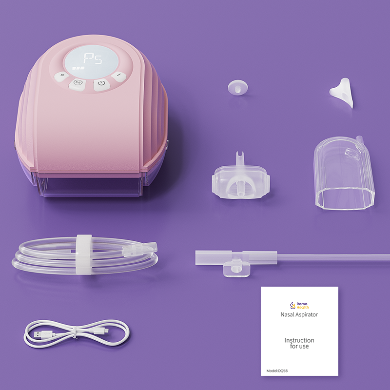 Ergonomic Battery Operated Snot Sputum Phlegm Extractor Quick Cleaning