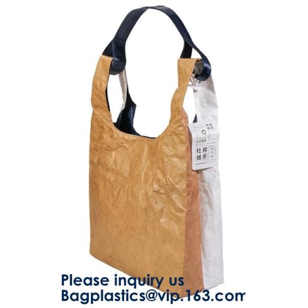 Tyvek Reversible Reusable Shopping Tote Beach Pool Travel Bag Ultra Soft FOLDABLE Material,Reusable Grocery Bag, Easily