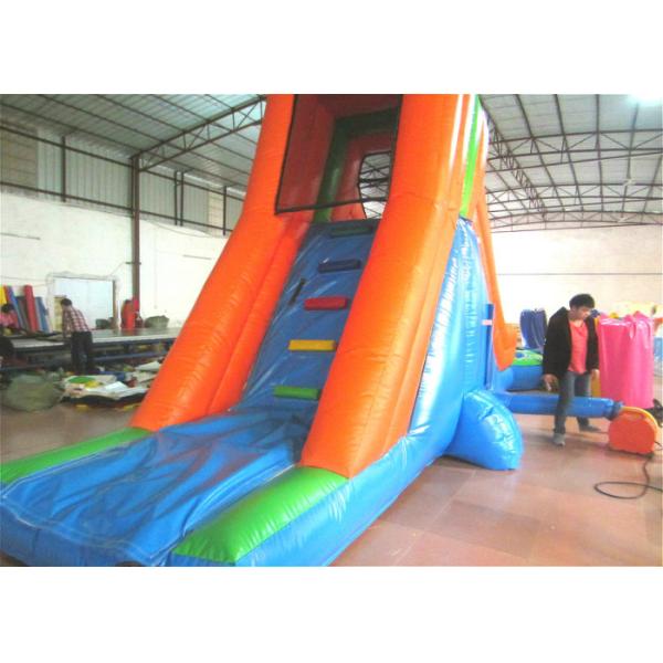 Single slide inflatable water slide small inflatable water slide with pool for kids