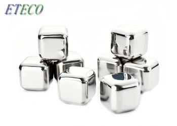 Reusable Stainless Steel Cooler Stones Non Corrode Drawstring Pouch Availiable