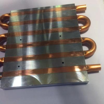 O dissipador de calor frio da placa de 6061 Alu carimbou o tratamento de superfície do Passivation