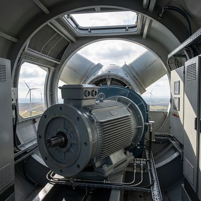CE Certified 50kW Low Speed Permanent Magnet Generator 400V for Wind Turbines