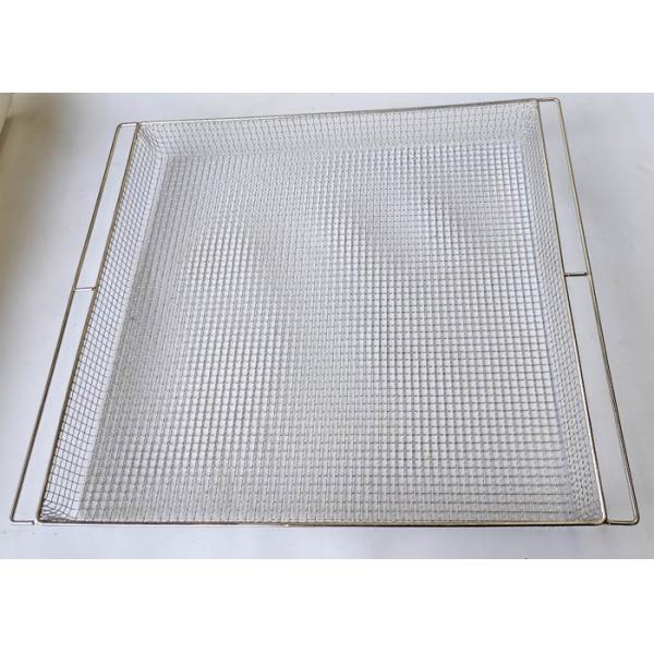 Oem Bbq Grill Mesh 2mm Hole 18x26 Inch Stainless Baking Tray