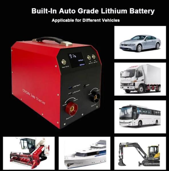 4000A Portable Car Battery Charger Auto Truck 12v 24v Car Battery Jump Starter Power Bank
