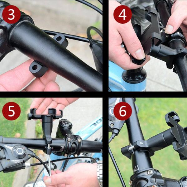 Elastomer PDA Motorcycle Phone Holder With Charger 500g Weight Portable