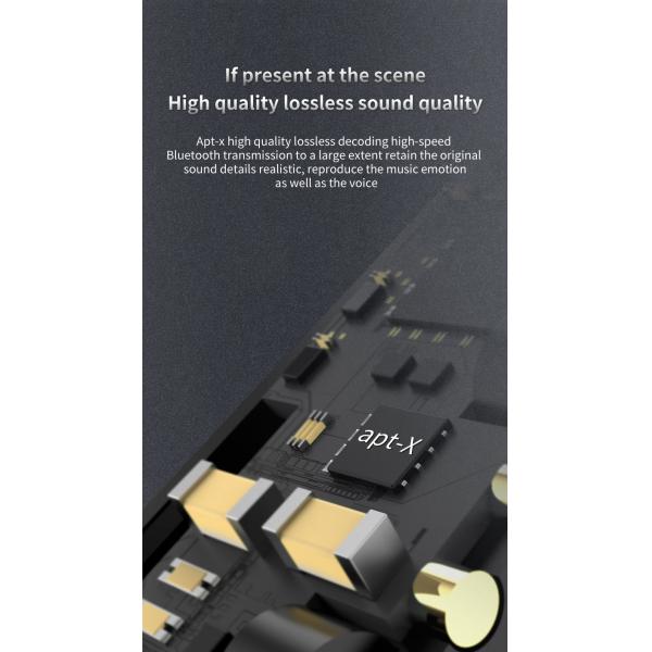 TWS Business Single Earphone Voice Control Car Driving Office Running Ear Hook Wireless Headset