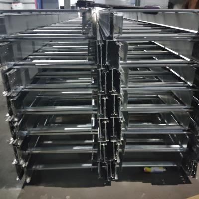 Anodized SS Aluminum Cable Ladder Support Systems Customized 0.8-3mm Thickness