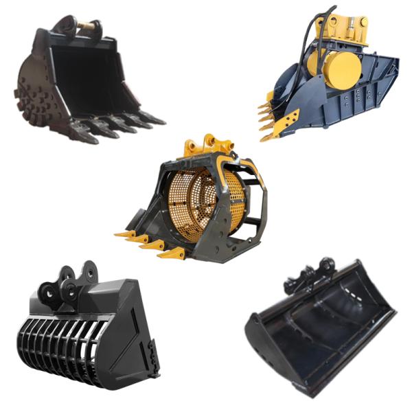 Гидравлический захватник экскаватора 360 градусов вращающийся захватник скалы для CAT320 330 336