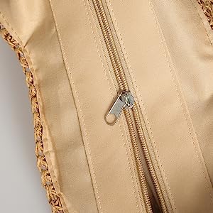 Woven Tote Bag for Women Large Straw Bags Summer Beach Hand-woven Shoulder Bag Boho Rattan Handbag