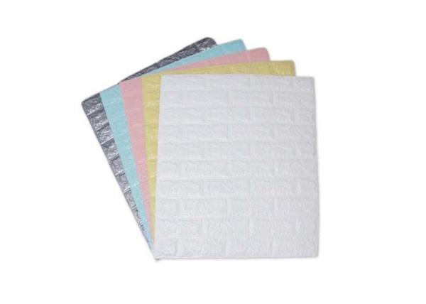 Tijolo impermeável 77cm do papel de parede do papel de parede 3D da espuma do PE de DIY Art Decor Interior