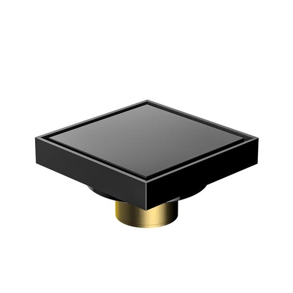 Poland Home Use Chrome Plated Brass Floor Drain Embedded 200 L/Min Water Flow Rate