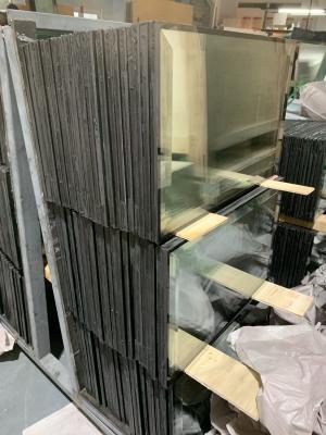 12.7MM Double Insulated Leaded Glass Windows 0.2m Heat Reflective