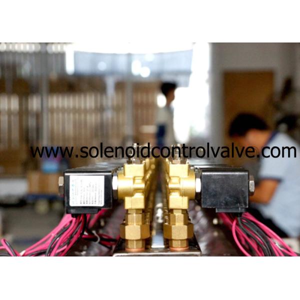 Water curtain solenoid valve for outdoor advertising water fall or water curtain